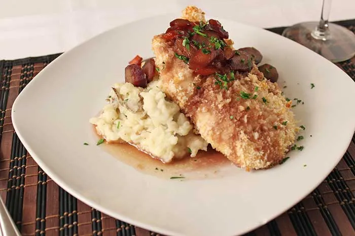 Pulpetines De Pollo Con Puré Mixto